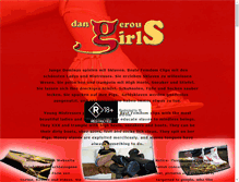 Tablet Screenshot of dangerous-girls.com